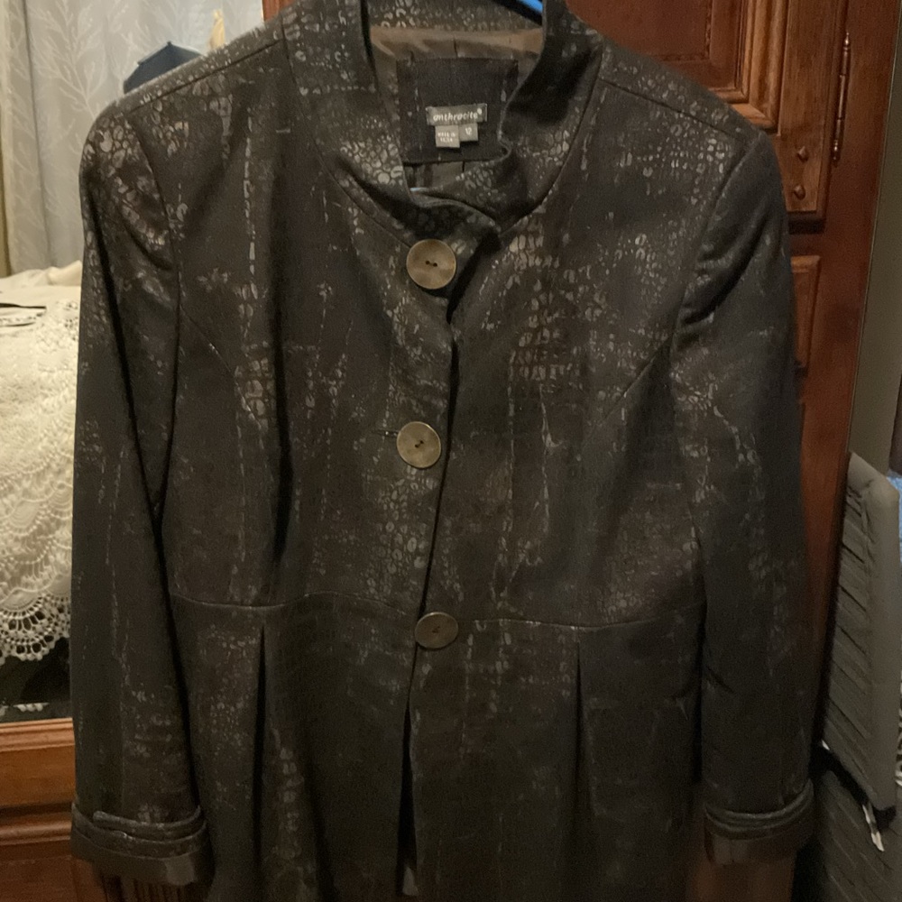 Anthracite Women’s Jacket tunic evening wear blazer unique elegant